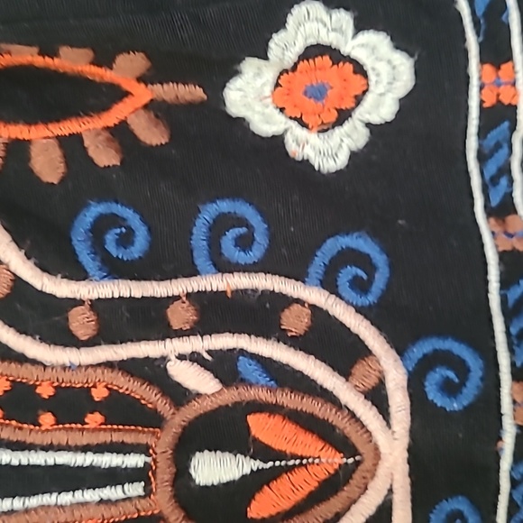 Anthropologie A+ Black linen cotton blend dress size 16W - Picture 8 of 8